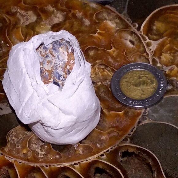 2 Inch Natural Polished Quartz Druzy Geode Half - Picture 2 of 3